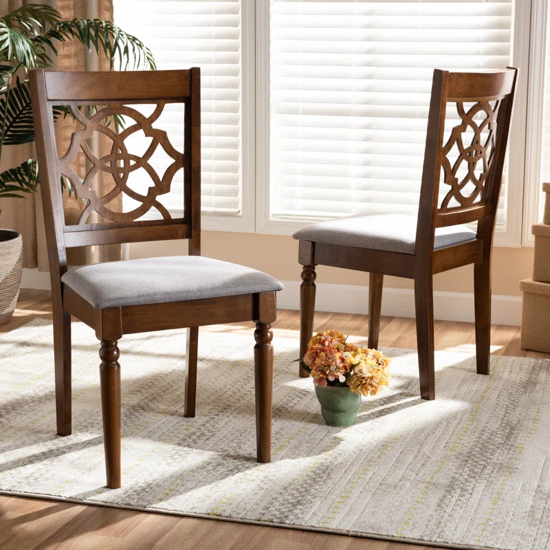 Bear Camp Acacia Wood Dining chair