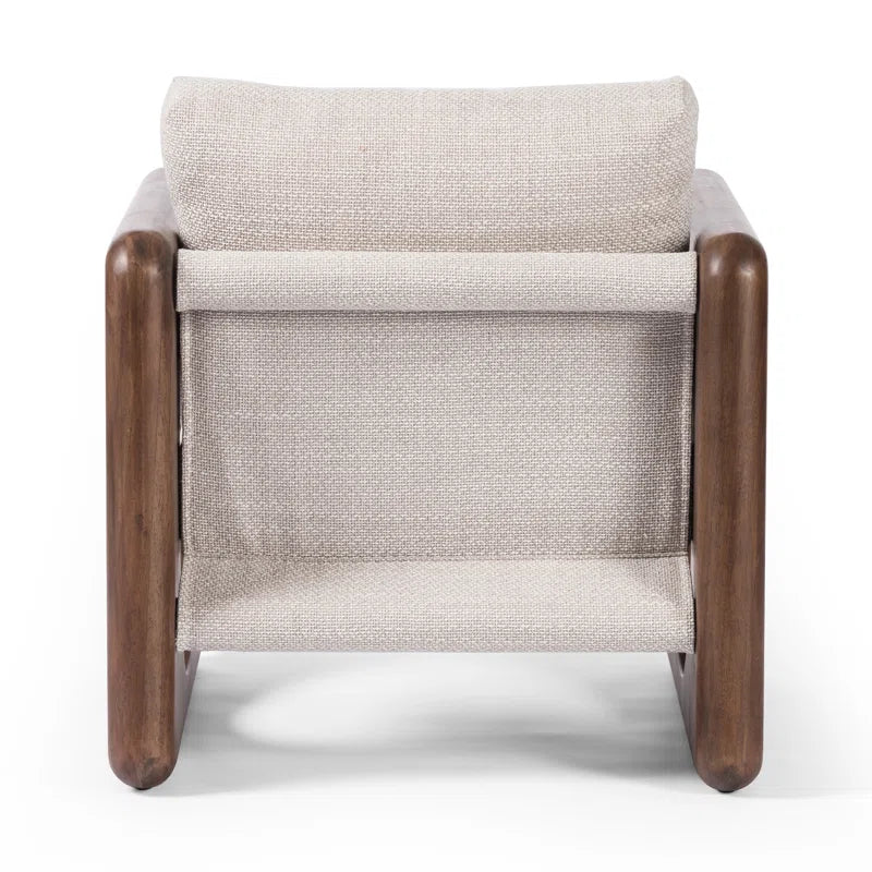 Hase Solid Wood Chair with stain resistant fabric