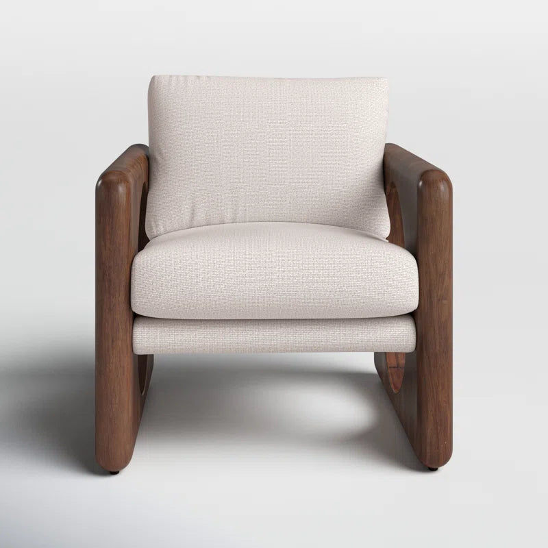 Hase Solid Wood Chair with stain resistant fabric