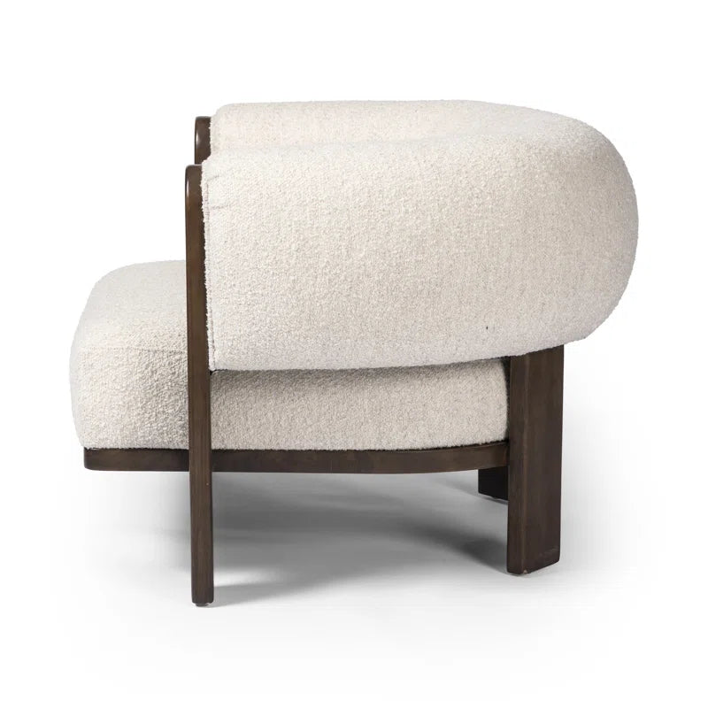 Henway Solid Wood Chair with stain resistant fabric
