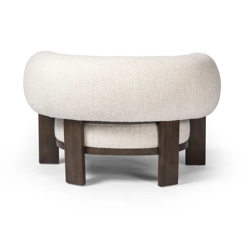 Henway Solid Wood Chair with stain resistant fabric