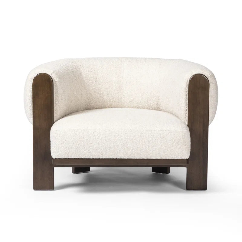 Henway Solid Wood Chair with stain resistant fabric