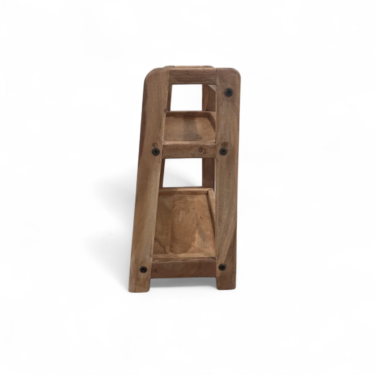 DIY Vegetable Rack 2 Layer Solid Wood
