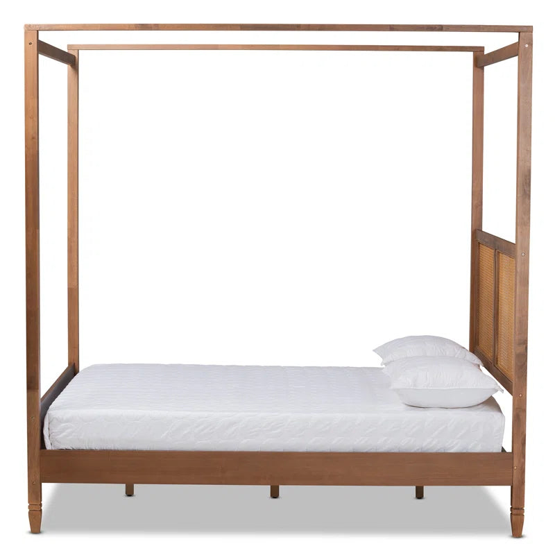 Lorren solid wood bed