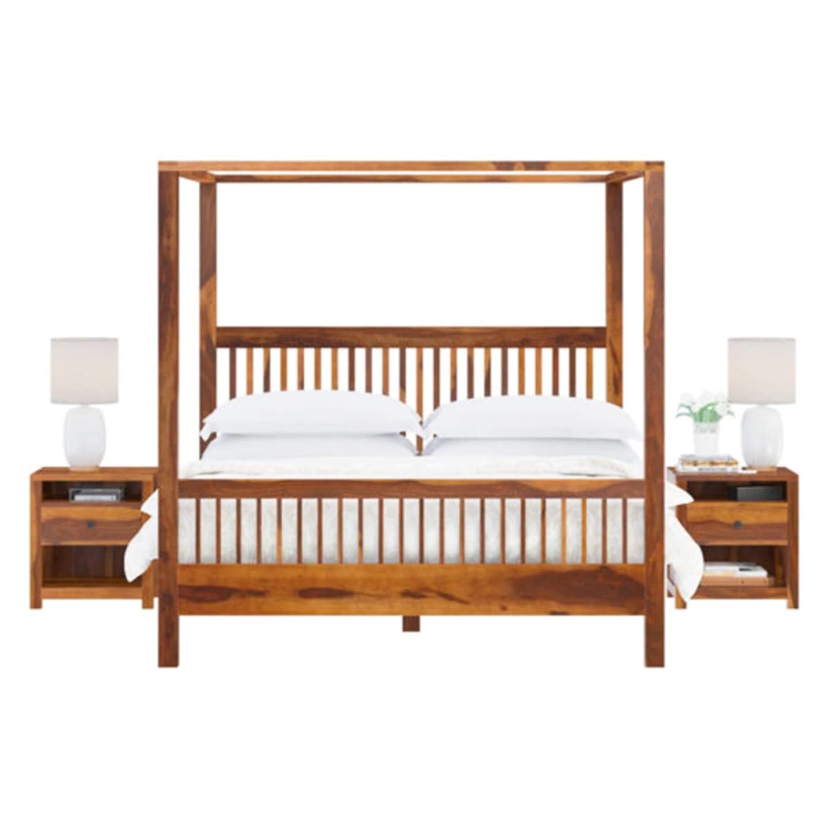 Nova solid wood bed