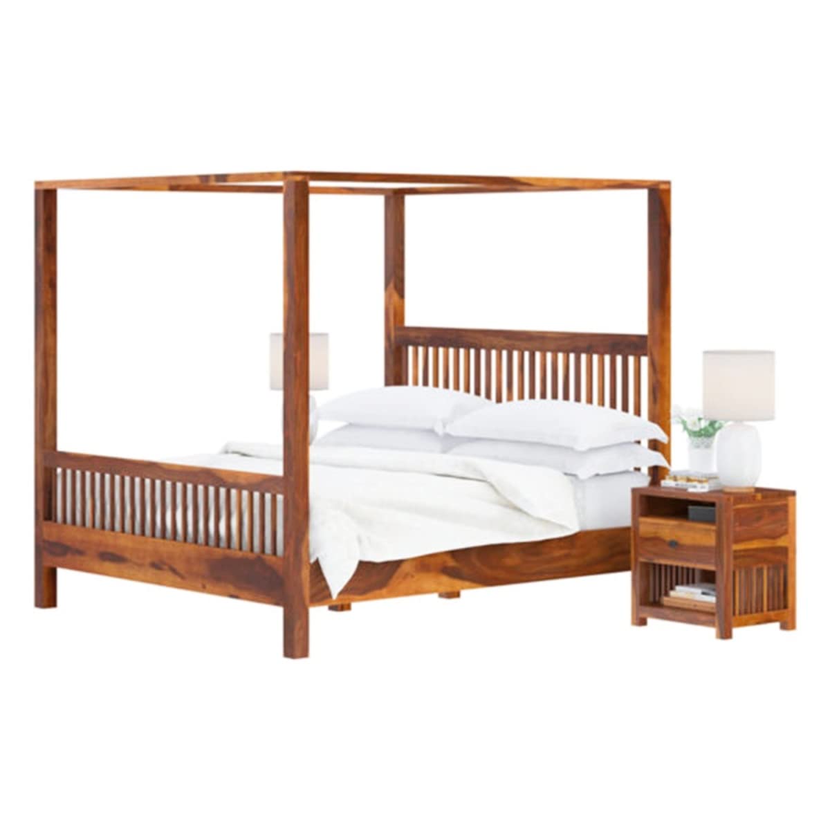 Nova solid wood bed