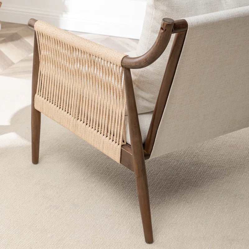 Rex Solid Wood Chair with stain resistant fabric