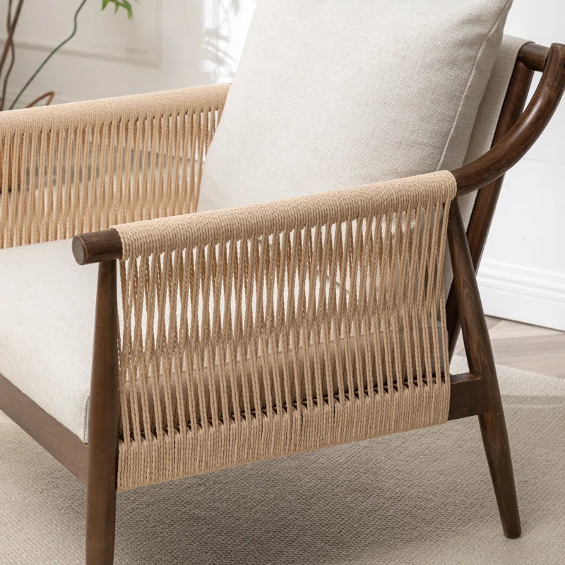 Rex Solid Wood Chair with stain resistant fabric