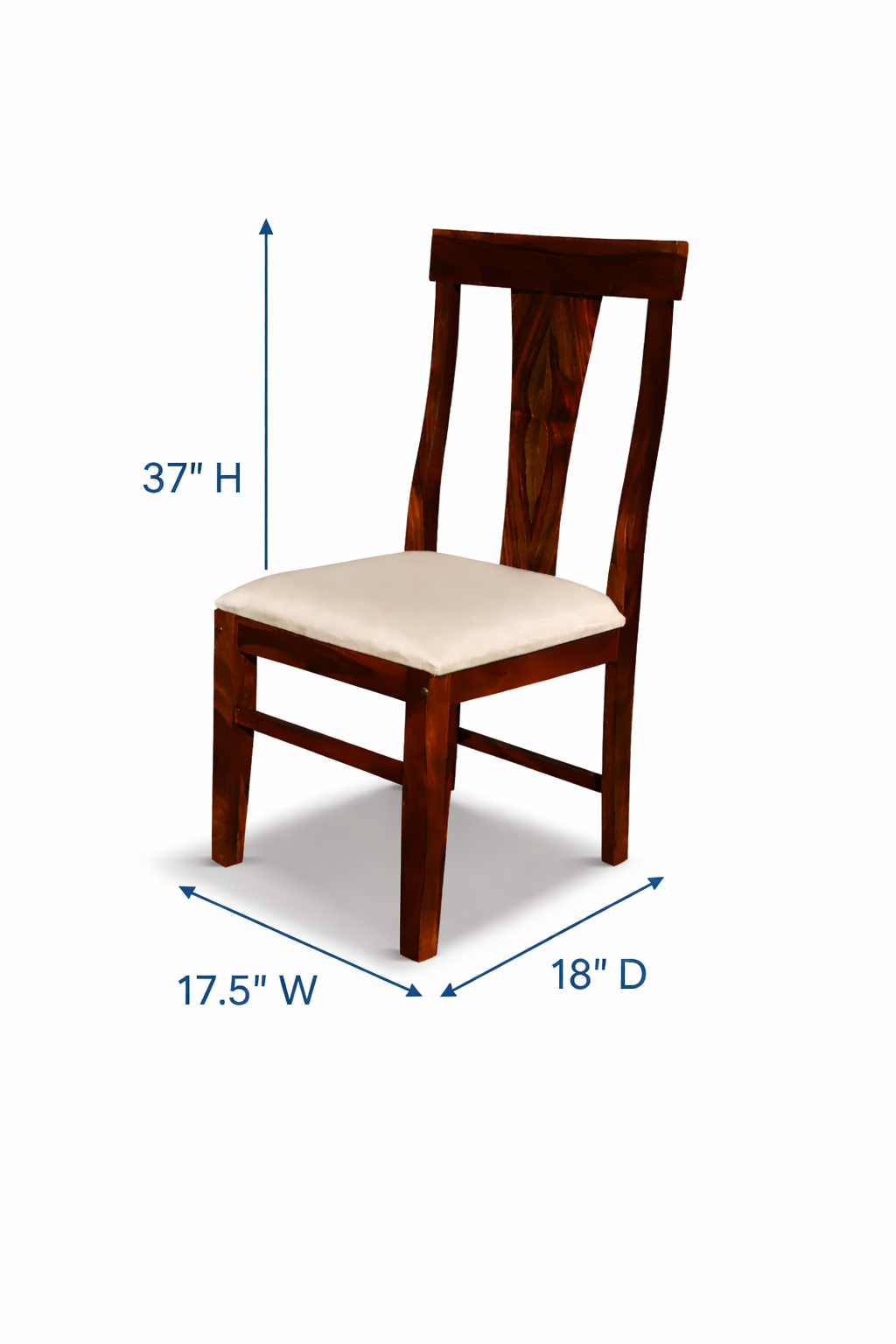 Sofia Rosewood Dining chair set of 2