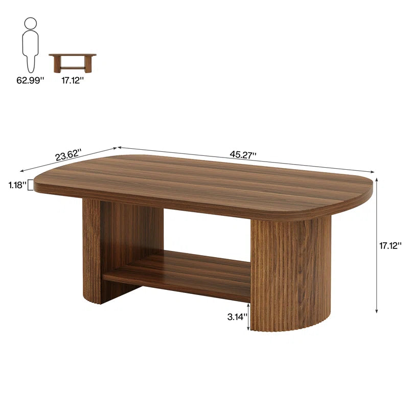 Moonstone Coffee Solid wood coffee table