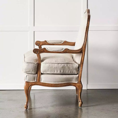 French Arm Chair Natural