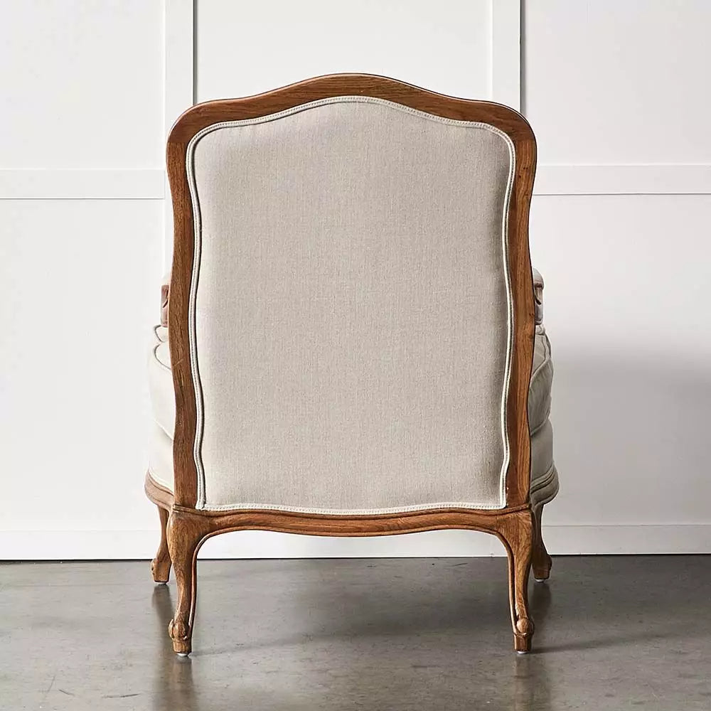 French Arm Chair Natural