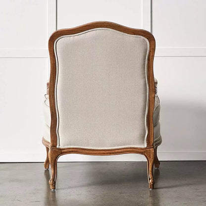 French Arm Chair Natural