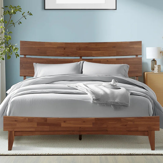 Zen Solid Wood Bed