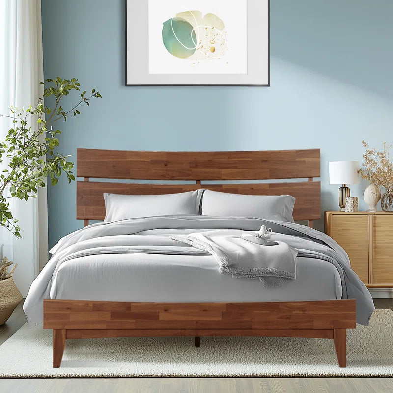 Zen Solid Wood Bed