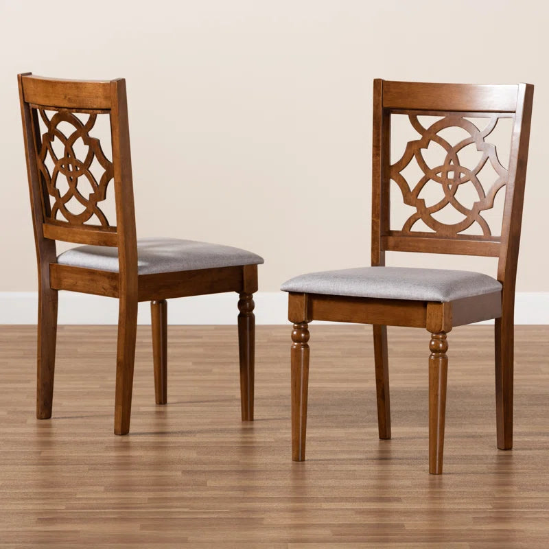 Bear Camp Acacia Wood Dining chair