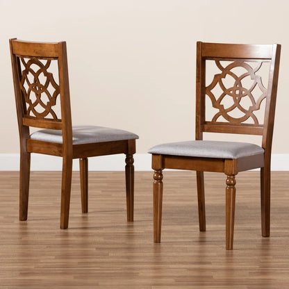 Bear Camp Acacia Wood Dining chair