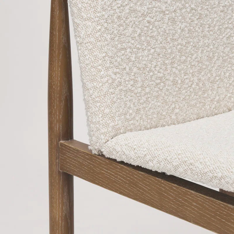 Corvet White ash wood Dining chair