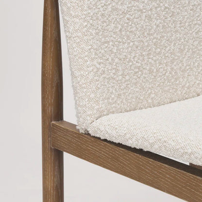 Corvet White ash wood Dining chair