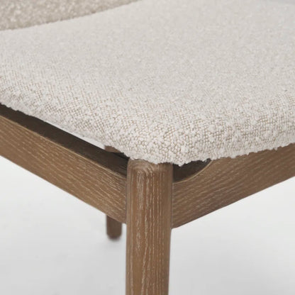 Corvet White ash wood Dining chair