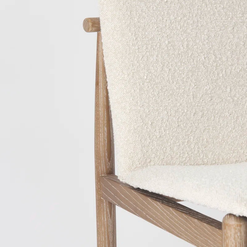 Corvet White ash wood Dining chair