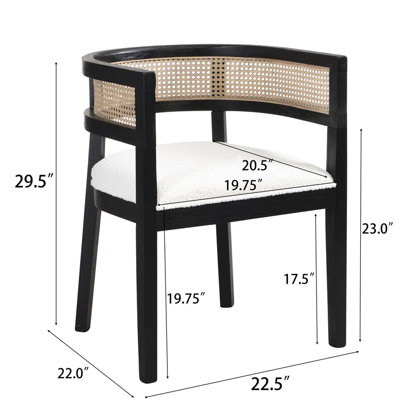 Cleopatra Wooden Dining chair with Armrest