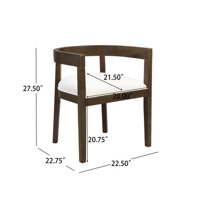 Henrish Wooden Dining chair with Armrest