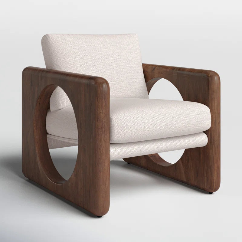 Hase Solid Wood Chair with stain resistant fabric
