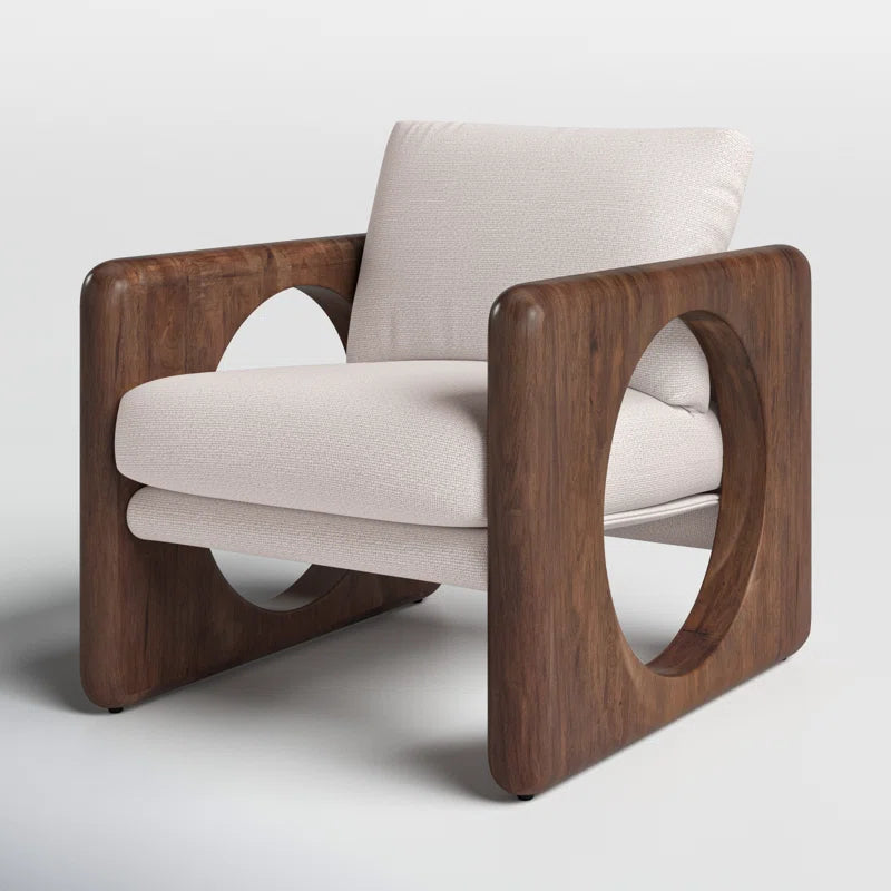 Hase Solid Wood Chair with stain resistant fabric