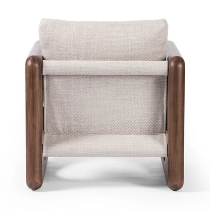 Hase Solid Wood Chair with stain resistant fabric