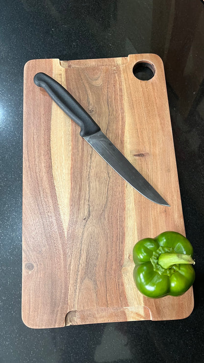 ChopChamp edge Solid Wood Acacia Cutting Board