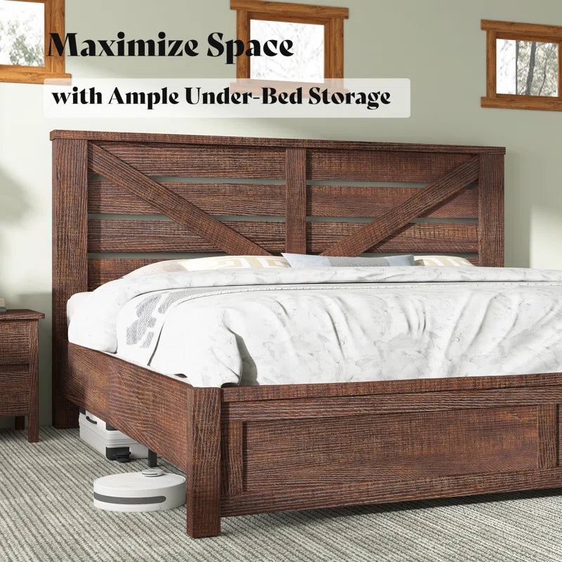 Fram Solid Wood Bed