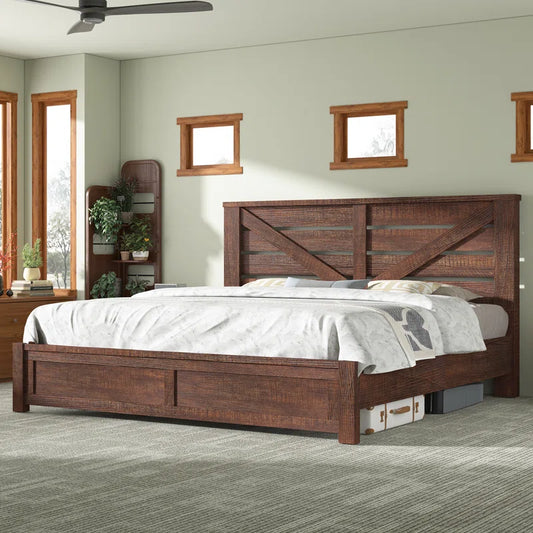 Fram Solid Wood Bed