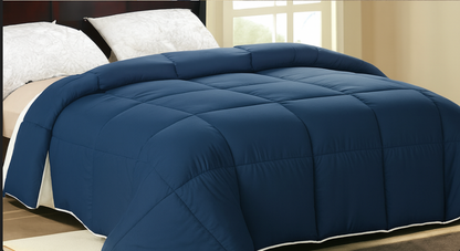 CoolBreeze All season Comfort Quilts -Royal Blue and White