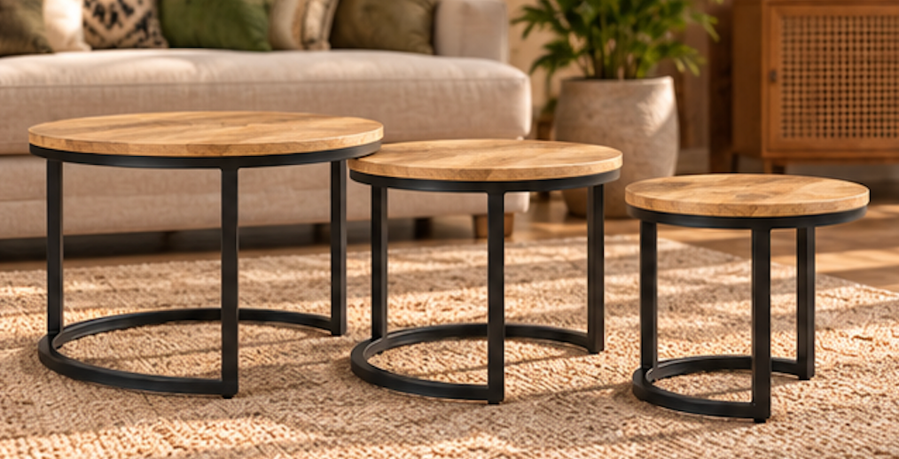Aurora Nesting Table set of 3