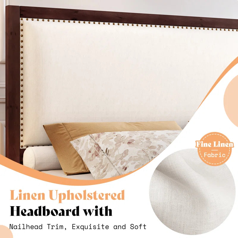 Sleepaholic Solid Wood Bed