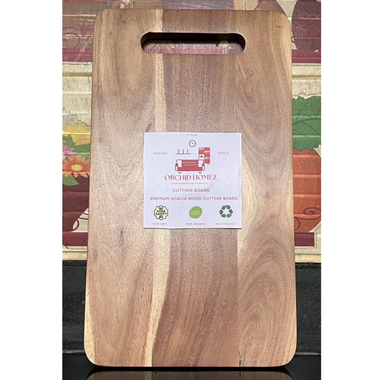 ChopChamp Solid Wood Acacia Cutting Board