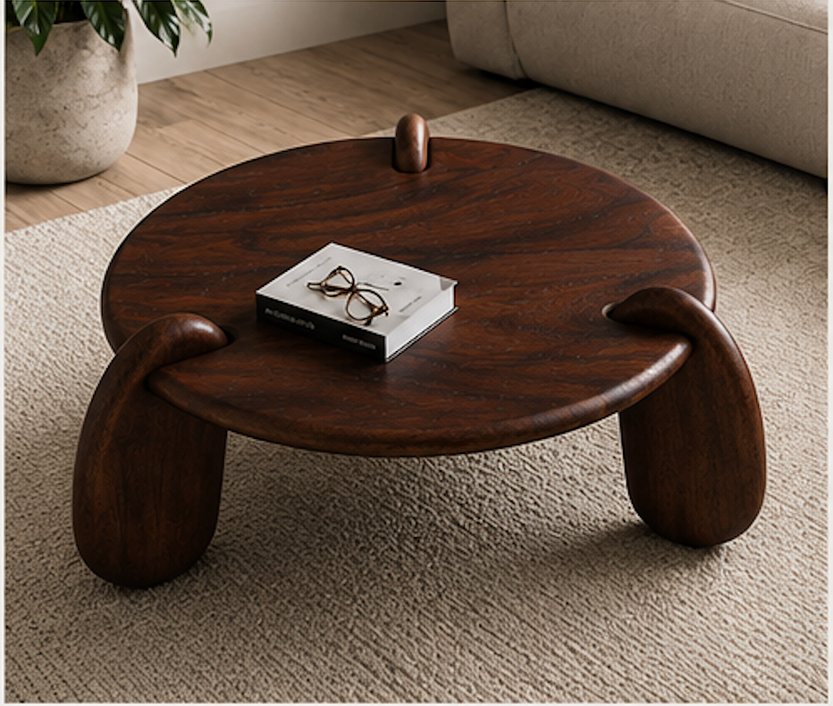 VEENA SHEESHAM WOOD COFFEE TABLE