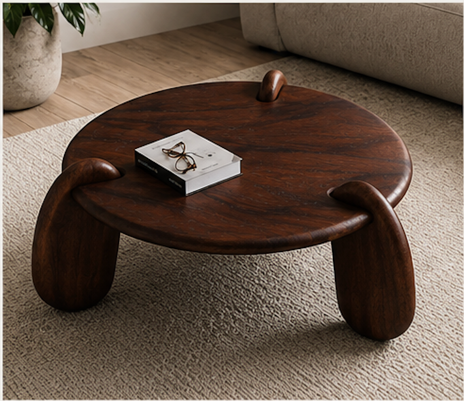VEENA SHEESHAM WOOD COFFEE TABLE