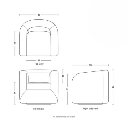 Barrel Swivel Chair