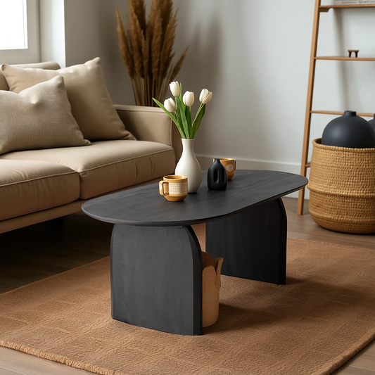 Ovalo Coffee table Black